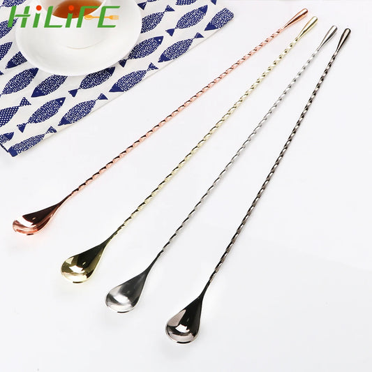 Stainless Steel Teardrop Bar Spoon