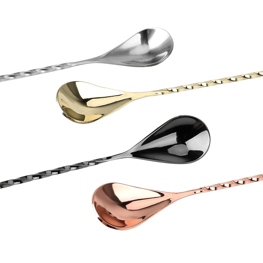 Stainless Steel Teardrop Bar Spoon