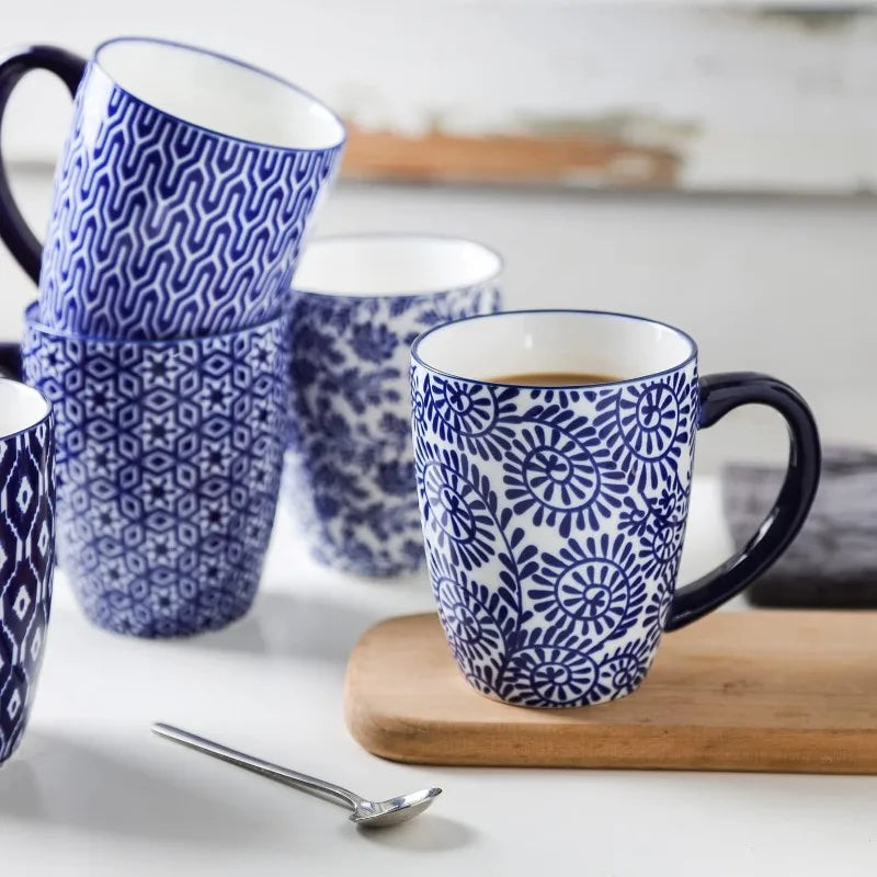 16 oz Porcelain Mug Set of 6