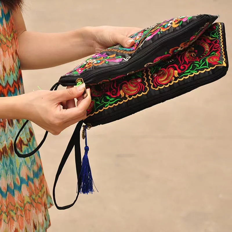 Embroidered Clutch/Purse