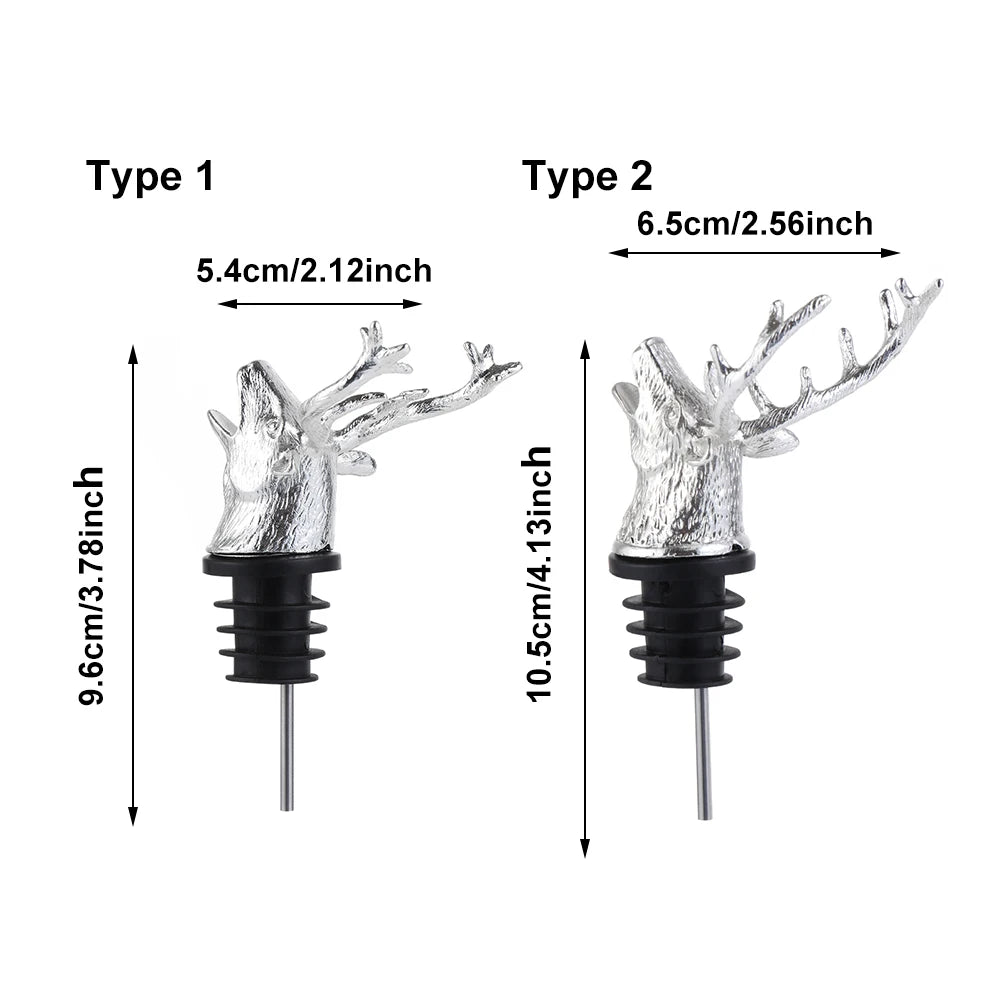 Deer Head Bottle Pourer