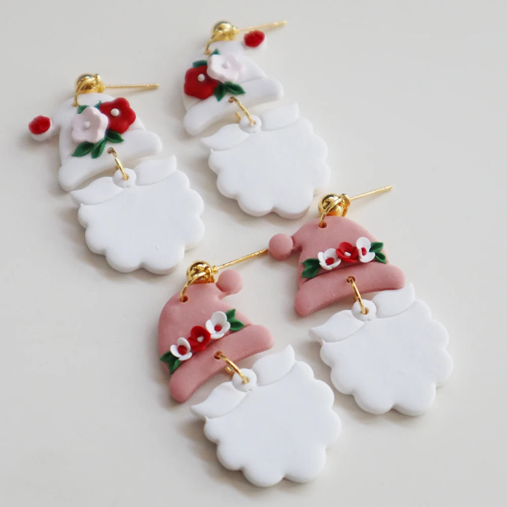 Santa Claus Dangle Earrings