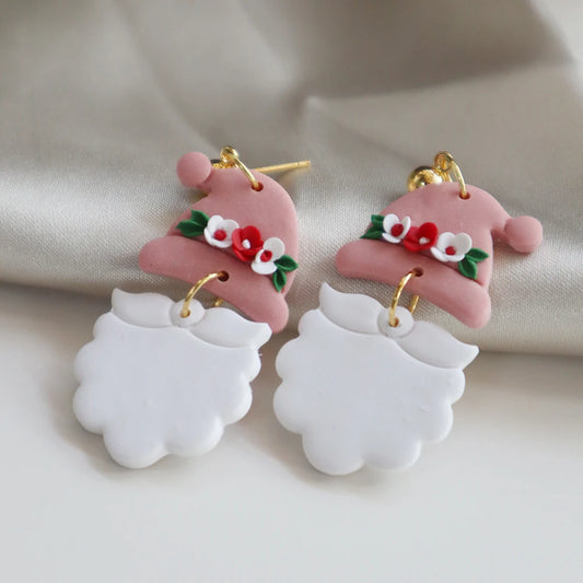 Santa Claus Dangle Earrings