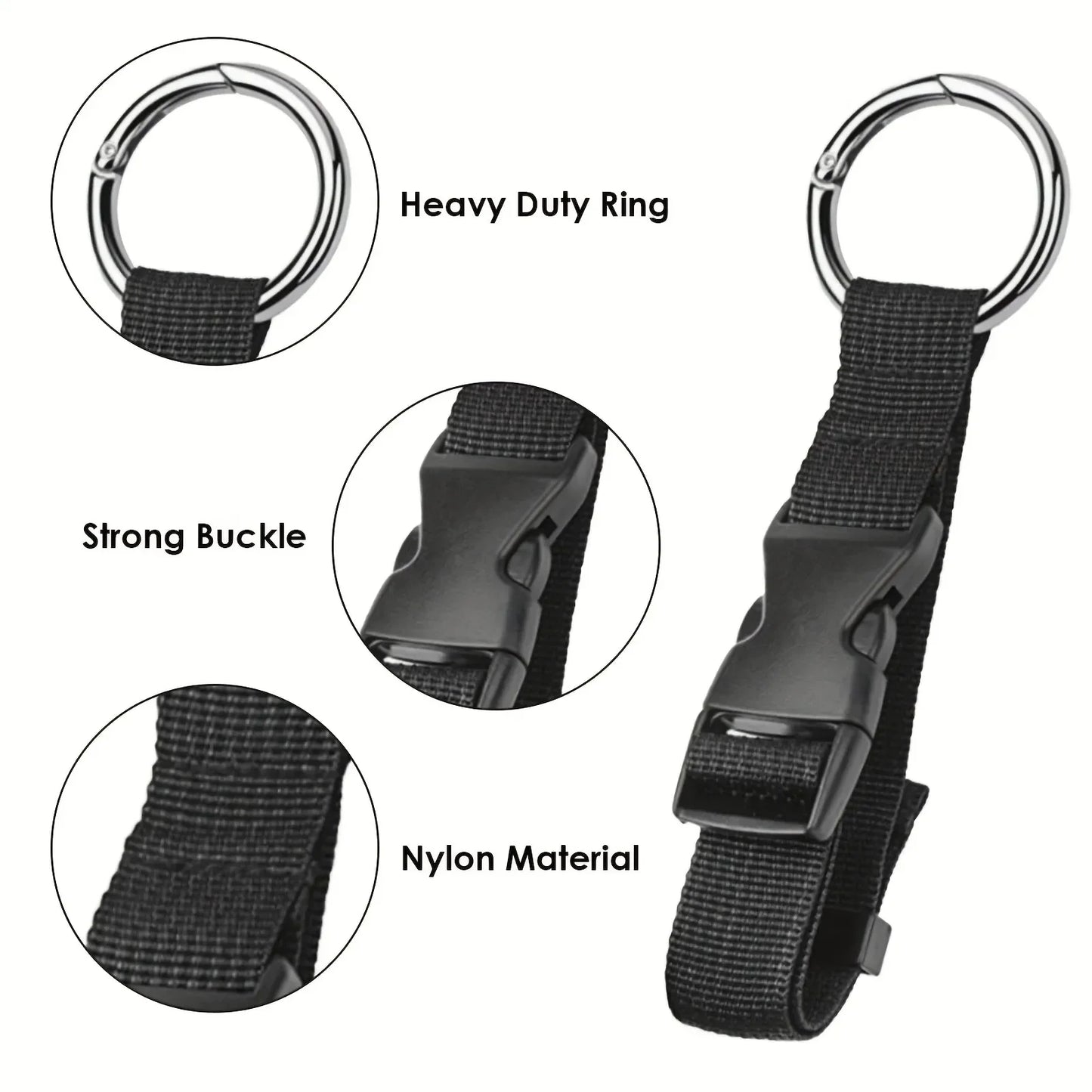 Luggage External Strap with Release Buckle