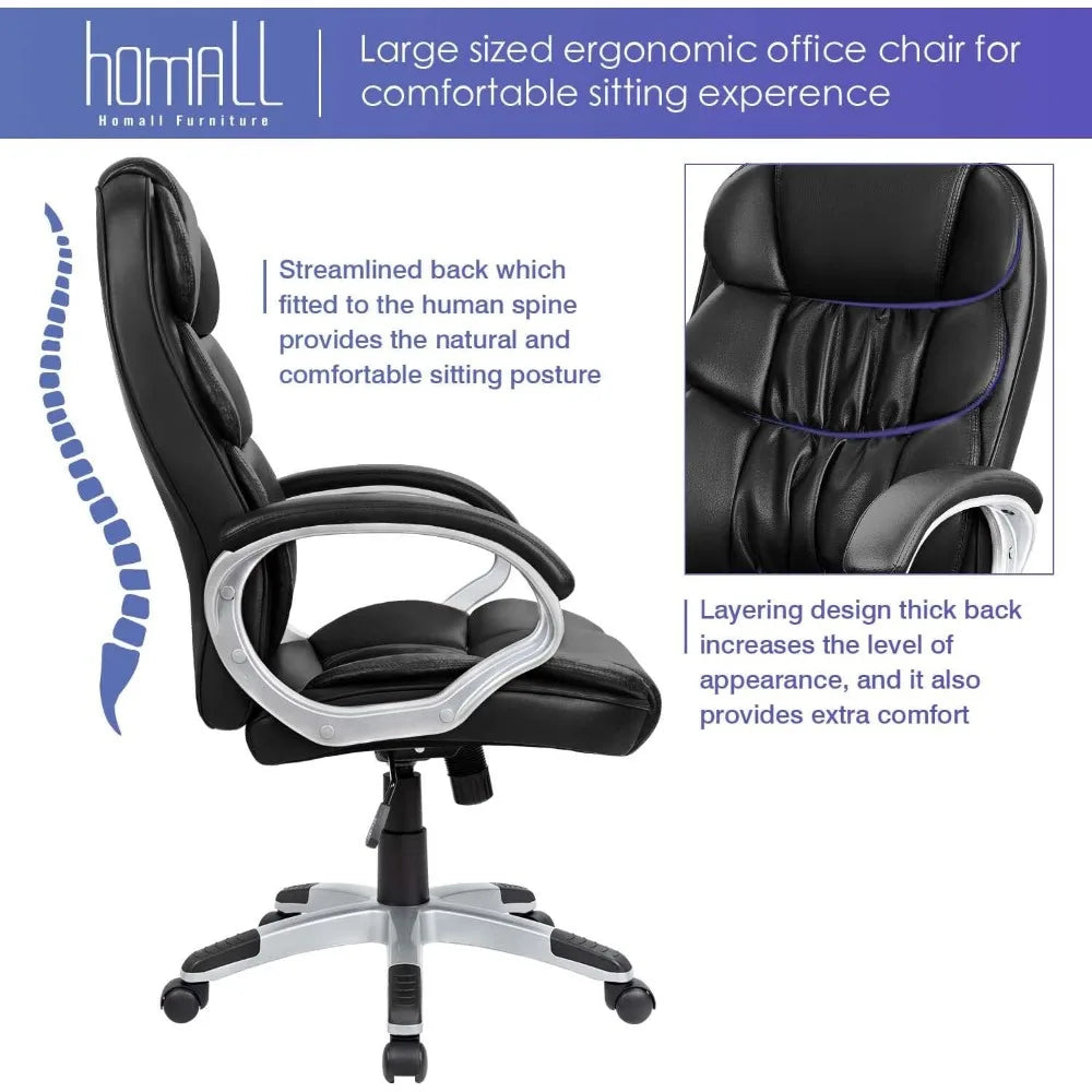 Adjustable High-back Office Chair