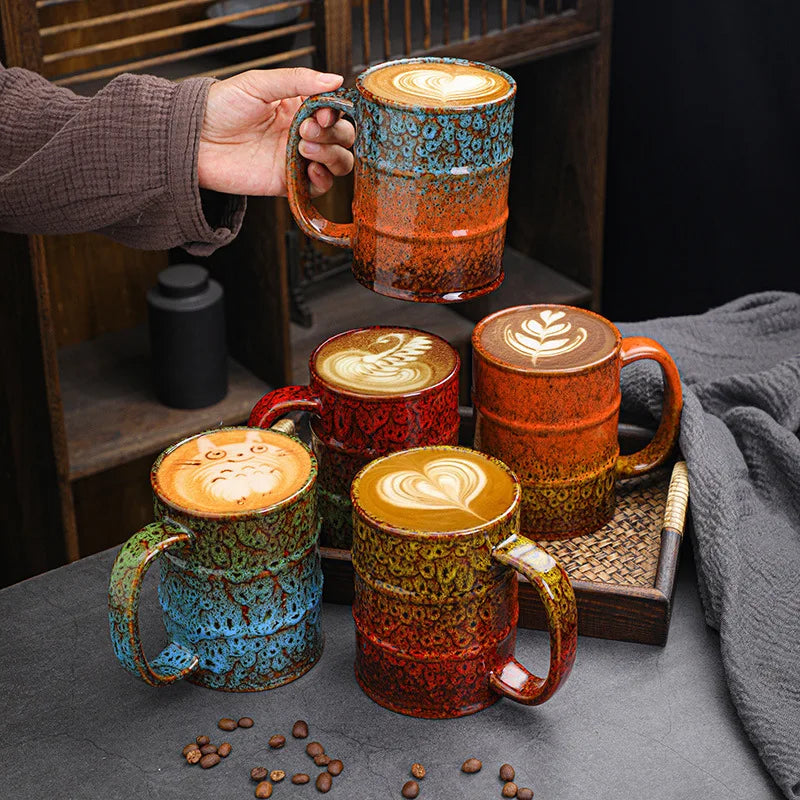 Fill 'er up Beer Barrel Mugs