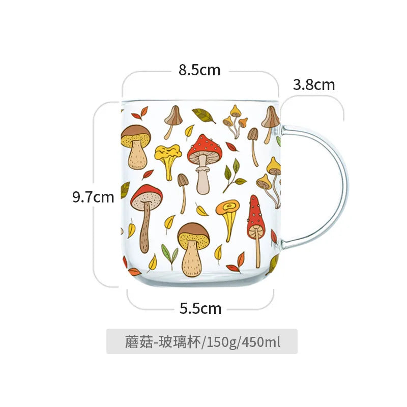 Mushroom Glass Mug