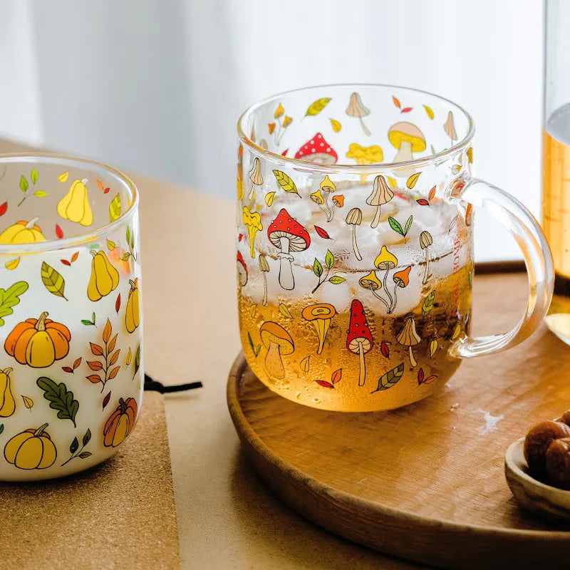 Mushroom Glass Mug