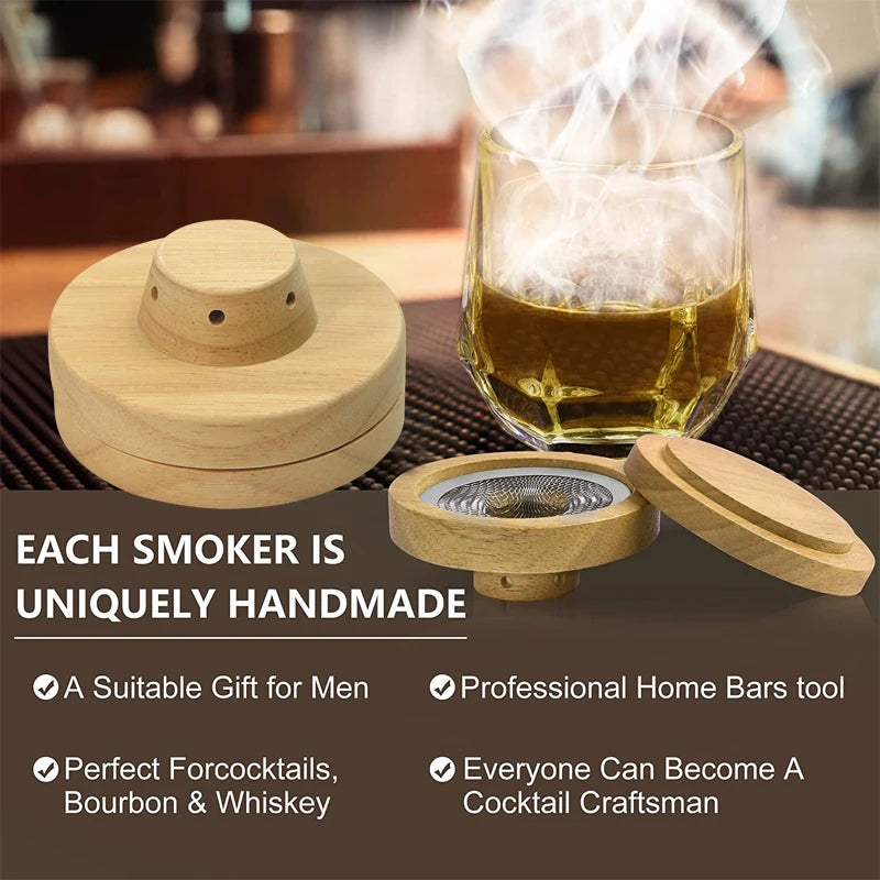 Cocktail Smoker Kit with 4 or 8 Flavored Wood Chips