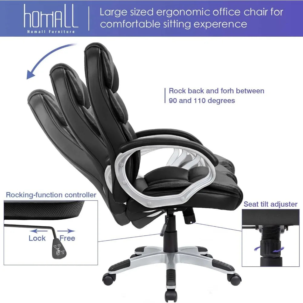 Adjustable High-back Office Chair