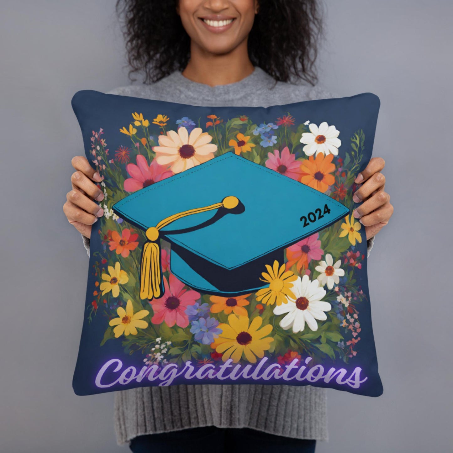 Congratulations Graduate 2024 Pillow