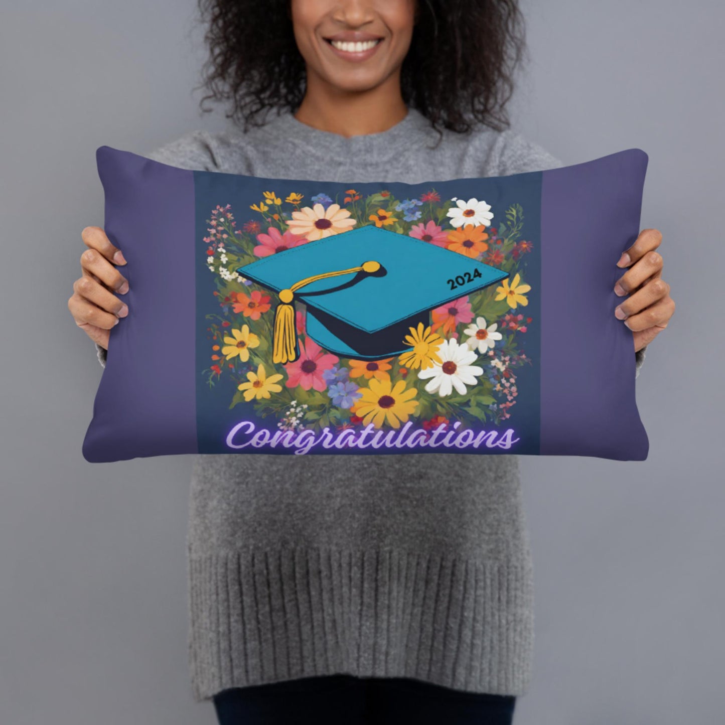 Congratulations Graduate 2024 Pillow