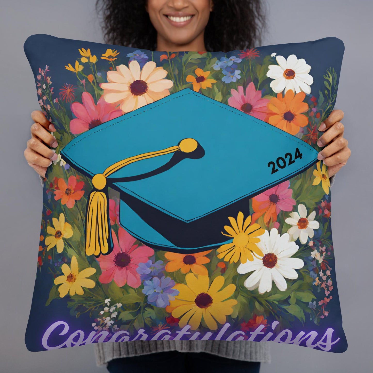 Congratulations Graduate 2024 Pillow